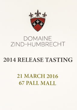 Zind-Humbrecht Tasting